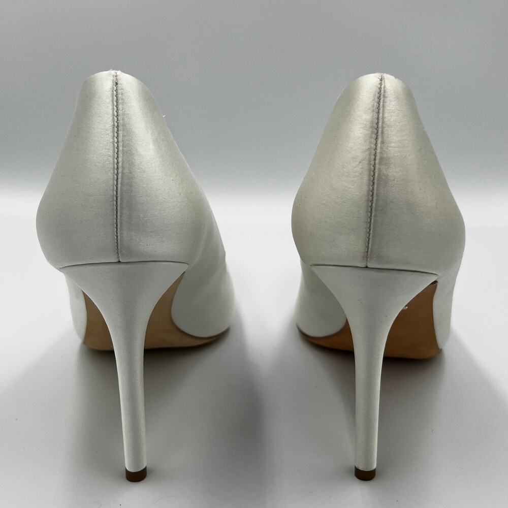 Badgley Mischka Cher Crystal Embellished Heel Pumps Ivory Women's Size 9.5 - Picture 4 of 6